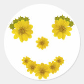 Sticker Rond Cinq sourires (Devant)