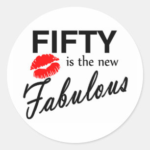 Sticker Rond Cinquante est le nouveau fabuleux