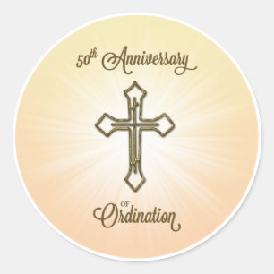Sticker Rond cinquantième Anniversaire de la classification,