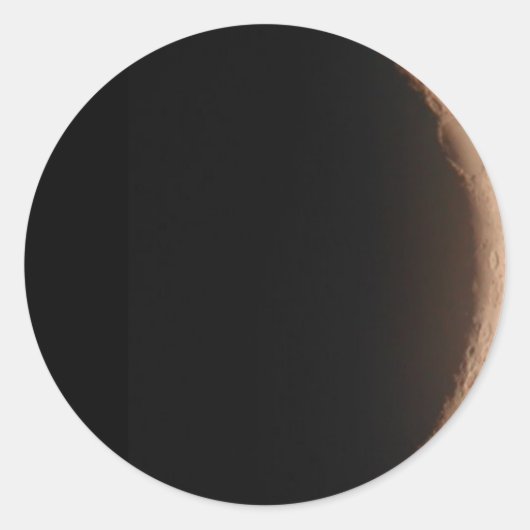 Sticker Rond cirage de la lune (Devant)