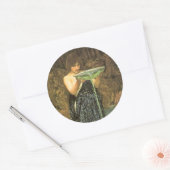 Sticker Rond Circe Invidiosa par John William Waterhouse (Enveloppe)