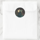 Sticker Rond Circe Invidiosa par John William Waterhouse (Sac)