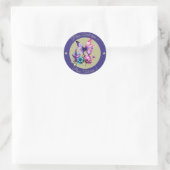 Sticker Rond Circle Butterfly 8 (Sac)