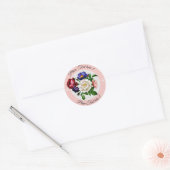 Sticker Rond Circle Flower 11 (Enveloppe)