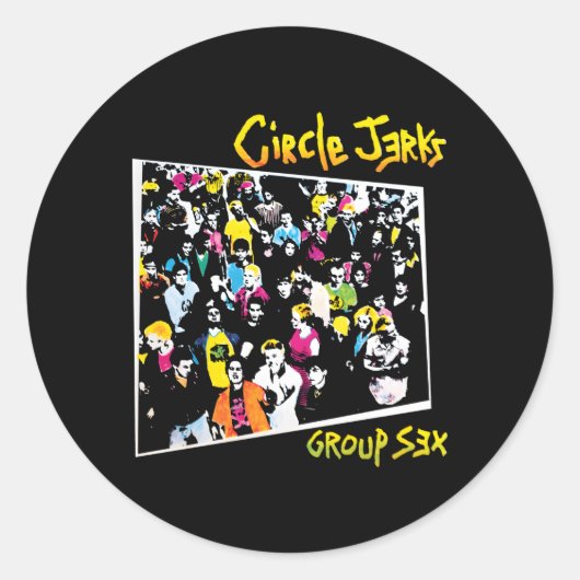 Sticker Rond Circle Jerks Marchandises officielles (Devant)