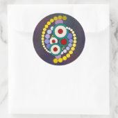 Sticker Rond Circles Abstract Artwork (Sac)