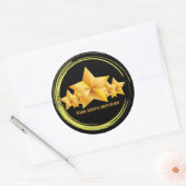 Sticker Rond circulaire de service cinq étoiles (Enveloppe)