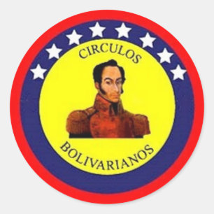 Sticker Rond Circulos Bolivarianos