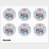 Sticker Rond Circus ~ Bella Bella Studios (Feuille)