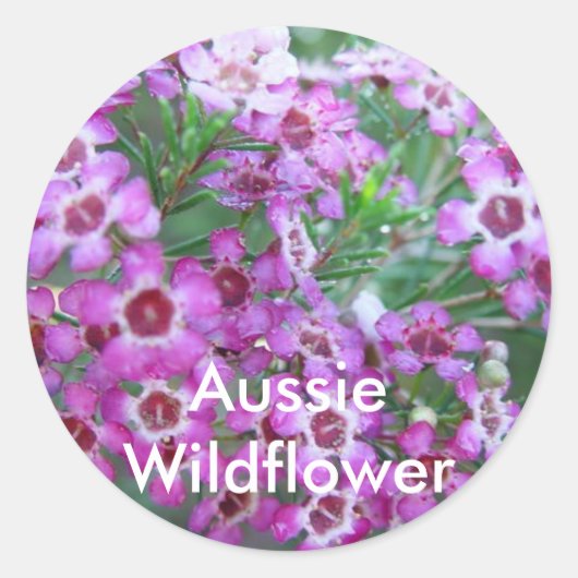 Sticker Rond Cire de Geralton australien (Devant)