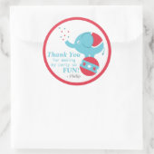 Sticker Rond Cirque, Carnaval Thématique Anniversaire Décoratio (Sac)