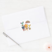 Sticker Rond Cirque Cuties (Enveloppe)