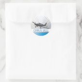 Sticker Rond Cirrus SR22 (Sac)