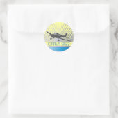 Sticker Rond Cirrus SR22 (Sac)