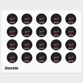 Sticker Rond Cirrus Sr22 (Feuille)