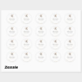 Sticker Rond Ciseaux blancs minimaux de coiffeur modifiables (Feuille)