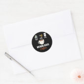 Sticker Rond Ciseaux de papier rocher Rien ne bat le café (Enveloppe)