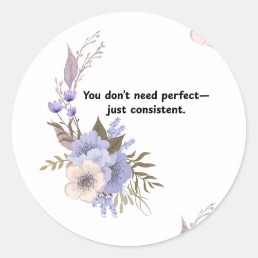 Sticker Rond Citation  (Devant)