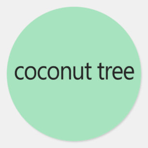Sticker Rond Citation de Kamala Harris sur le cocotier 2024