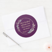 Sticker Rond Citation de Little Women II - Style mignon (Enveloppe)