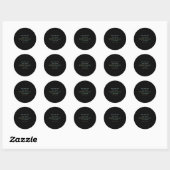Sticker Rond Citation De Marcus Aurelius, Mindset Motivational (Feuille)