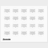 Sticker Rond Citation de Platon 5a (Feuille)