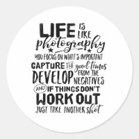 Citation de vie inspirante Photographie Photograph