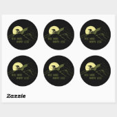 Sticker Rond Citation de VTT motivationnelle - Cyclisme drôle (Feuille)