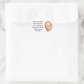 Sticker Rond Citation de Winston Churchill 3b (Sac)