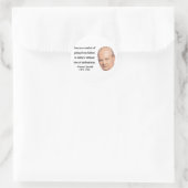 Sticker Rond Citation de Winston Churchill 5b (Sac)