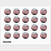 Sticker Rond Citation d'Eleanor Roosevelt (Feuille)