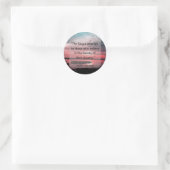 Sticker Rond Citation d'Eleanor Roosevelt (Sac)