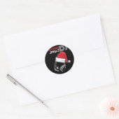 Sticker Rond Citation Dj Christmas Jingle - Dons Drôle Et Prese (Enveloppe)