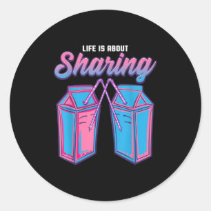 Sticker Rond Citation Motivationnelle Inspiration Positive Dire