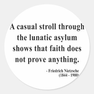 Sticker Rond Citation Nietzsche 1a