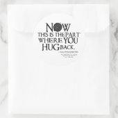 Sticker Rond Citation surnaturelle "Accrocher" (Sac)