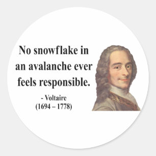 Sticker Rond Citation Voltaire 6b