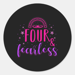 Sticker Rond Citations cool d'anniversaire pour enfants de fête