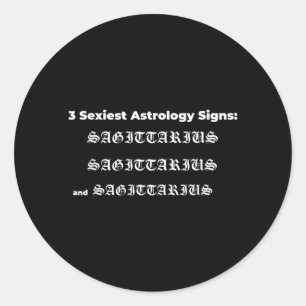 Sticker Rond Citations d'anniversaire du Sagittaire _ Astrologi