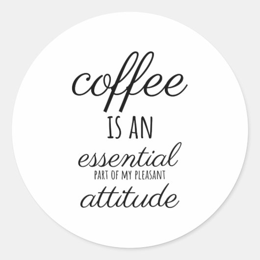 Sticker Rond Citations de café, Dits de café, Cinéma (Devant)
