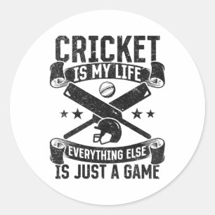 Sticker Rond Citations de cricket Citation de cricket Cricket C
