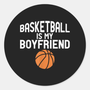 Sticker Rond Citations de Joueur de Basket - Le Basket Est Mon