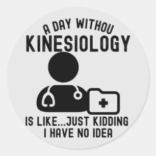 Sticker Rond Citations de kinésiologue_Kinésiologie