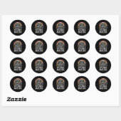Sticker Rond Citations De Responsable De Soins Pour Les Infirmi (Feuille)