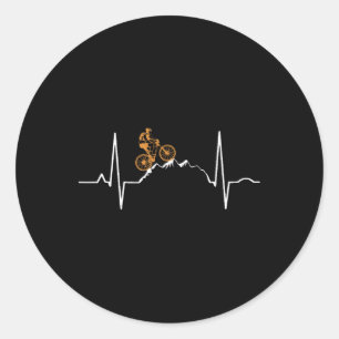 Sticker Rond Citations de vélo tout terrain Mountainbike Cyclis