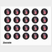Sticker Rond Cité Cadillac (Feuille)