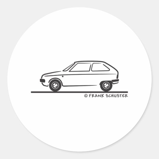 Sticker Rond Citroën Visa Citroen Visa (Devant)