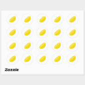 Sticker Rond Citron (Feuille)