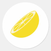 Sticker Rond Citron (Devant)