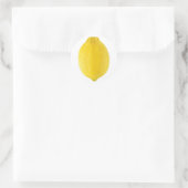 Sticker Rond Citron (Sac)